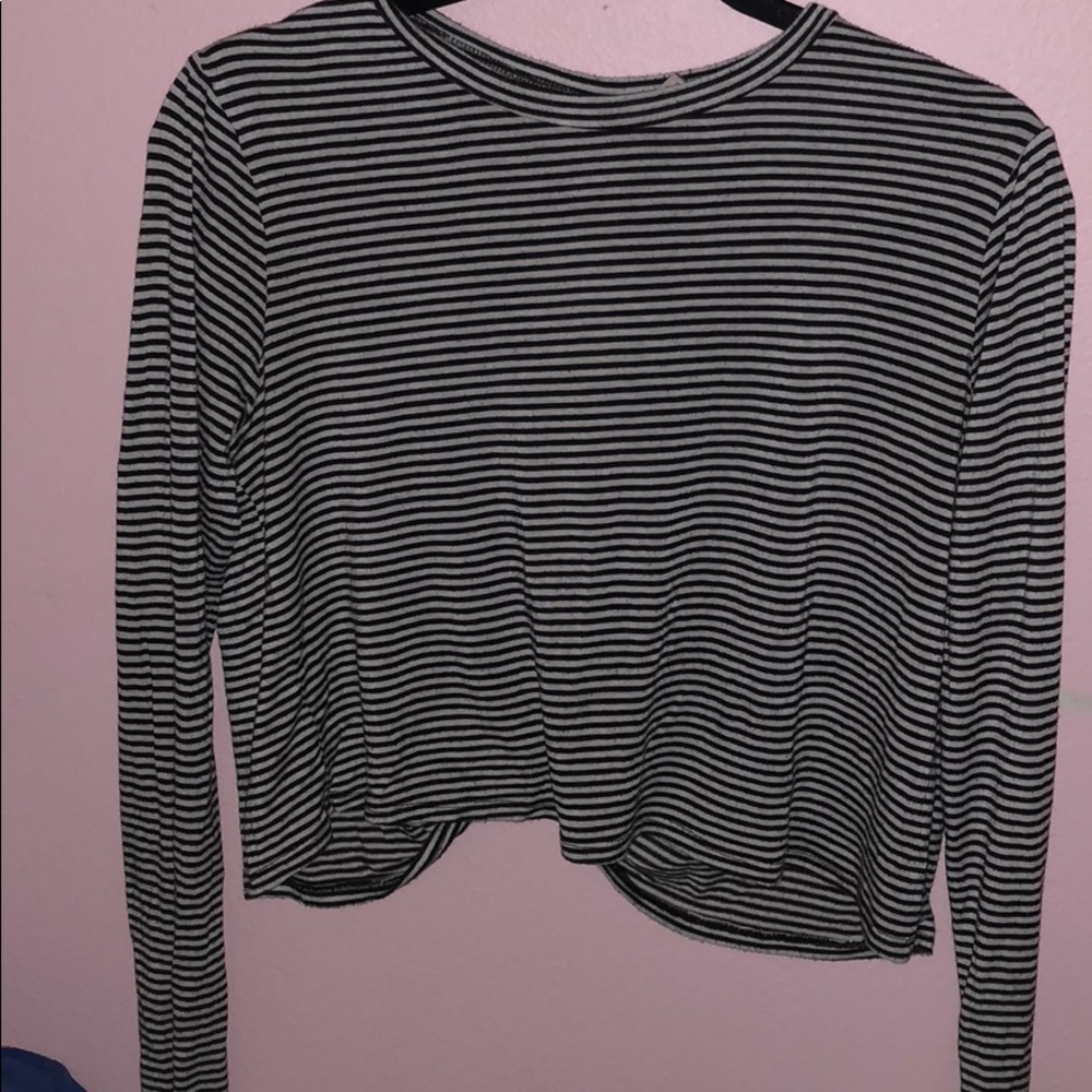 Striped long sleeve shirt